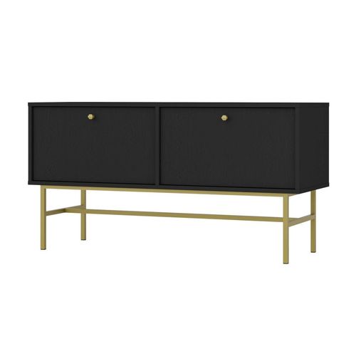 TV-Ständer IROS 3 - Graphitschwarz / Gold