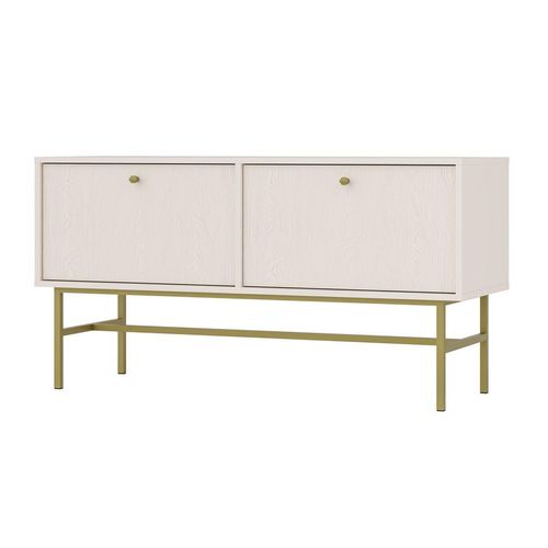 TV-Ständer IROS 3 - Beige / Gold