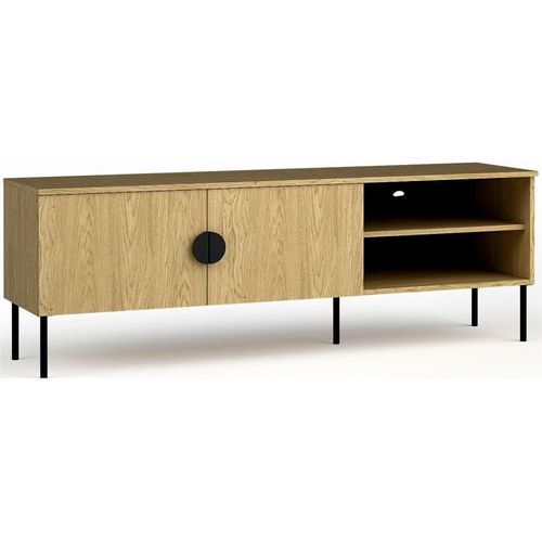 TV-Ständer 160 cm MOSQURA - Baltische Eiche