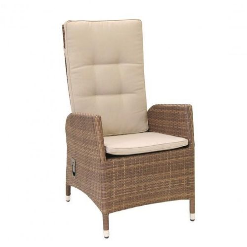 Gartensessel / Korbsessel Garda greemotion Polyrattan braun