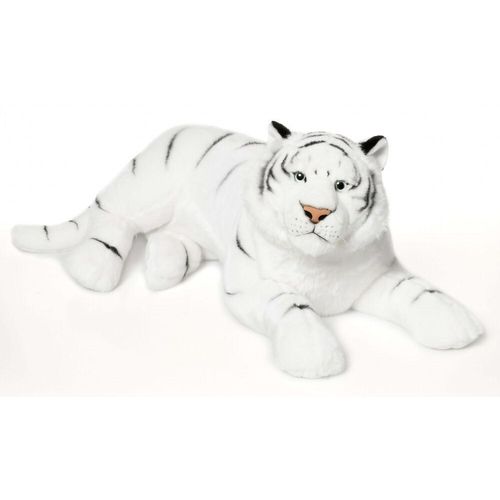 Plüschtier Tiger (liegend, 81 cm) lebensecht Kuscheltier Stofftier Riesenplüsch Raubkatze