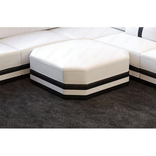 Hocker Ragusa in Echtleder