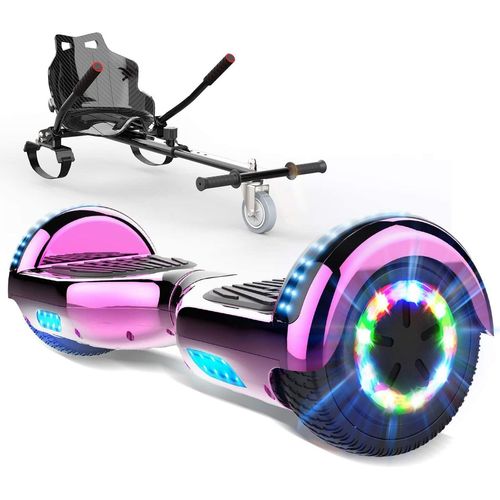 6,5 Zoll Hoverboard mit Hoverkart Elektro Scooter Self Balance Scooter E Scooter für Kinder und Jugendliche