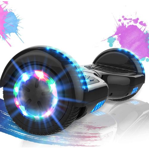 Hoverboards 6.5 Zoll-LED & Bluetooth mit 350W*2 Motorbeleuchtung-für Kinder und Jugendliche, Self Balance Scooter Elektroscooter Elektro Skateboard
