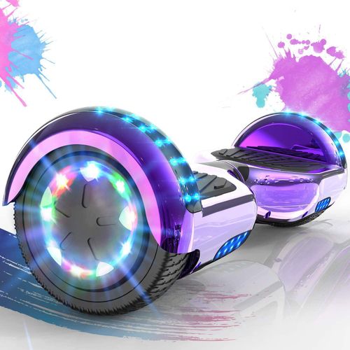 Hoverboards 6.5 Zoll-LED & Bluetooth mit 350W*2 Motorbeleuchtung-für Kinder und Jugendliche, Self Balance Scooter Elektroscooter Elektro Skateboard