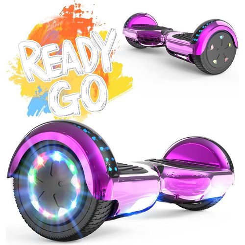 Hoverboards,Hoverboards Kinder,Self Balance Scooter 6,5 Zoll, Hoverboards mit schönen LED-Lichtern,Elektroroller mit Bluetooth-Lautsprecher, Geschenk für Kinder