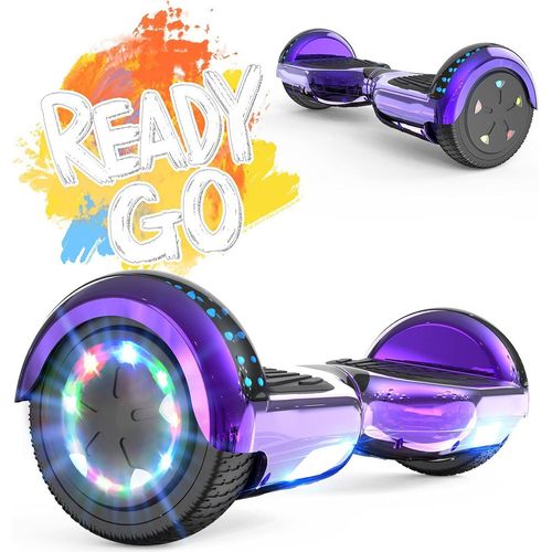 Hoverboards,Hoverboards Kinder,Self Balance Scooter 6,5 Zoll, Hoverboards mit schönen LED-Lichtern,Elektroroller mit Bluetooth-Lautsprecher, Geschenk für Kinder
