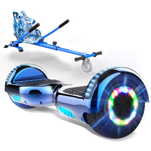 6,5 Zoll Hoverboard mit Hoverkart Elektro Scooter Self Balance Scooter E Scooter für Kinder und Jugendliche