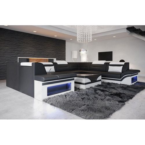 Wohnlandschaft Brianza Mini Echtleder