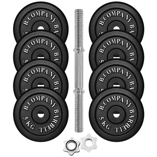 Guss Kurzhantel-Set 42,5Kg Hantelscheiben Hantelset Hanteln