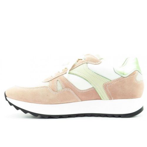 Nero Giardini Velour rose/weiss Damen Sneaker in Rosa, Größe 37