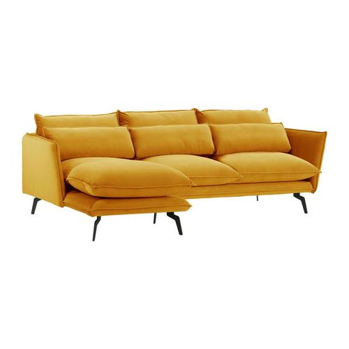 SLF24 - Linksseitiges Ecksofa Layla - Senf - Velluto 8