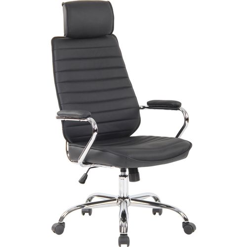 Bürostuhl HLO-CP9 Echtleder schwarz
