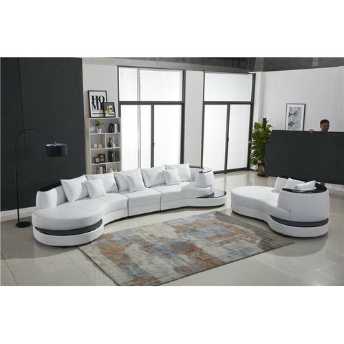 Ecksofa 180 x 70 x 185/56 x 72 cm JVmoebel