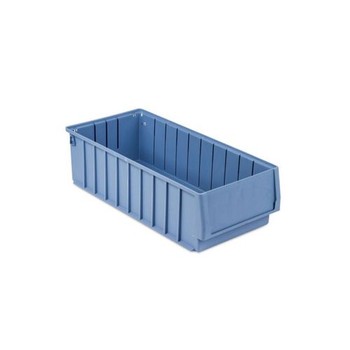 SuperSparSet 8x Regalkasten 500 BH mit Etikett & Schutzhaube | HxBxT 14x23,4x50cm | 12,6 Liter | Sichtlagerkasten, Sortimentskasten, Sortimentsbox, Kleinteilebox