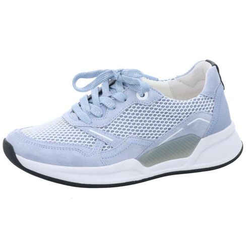 Gabor Damen Sneaker hellblau glitzer