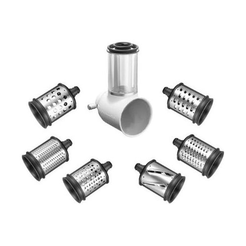 KitchenAid Vorteilsset Metallfleischwolf+ Gemüseschneider+ Zusatztrommeln