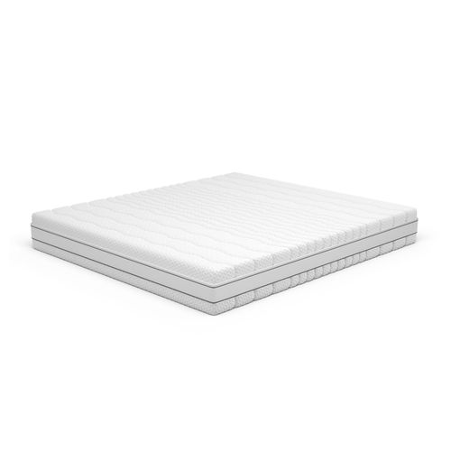 Homeguru , Ergonomie-Technologie-Matratze, Orthopädische 7-Zonen-Kaltschaummatratze, Memory-Schaummatratze, Härtegrad H3-H4, Höhe 18 Cm, Lyocell, 5D-Gewebe, Innenbezug Aus Baumwoll