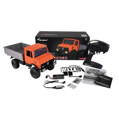 Mercedes-Benz Unimog Advanced 4WD 1:12 RTR orange, Lizenzfahrzeug, von Amewi, Art.: 22630