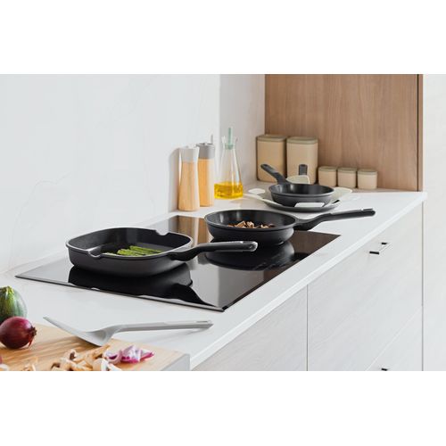 BergHOFF 4 tlgs Antihaft-Pfannenset Stone+ mit Pfannenwender Balance