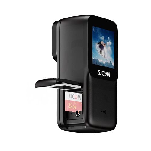 SJCAM C200PRO Ultra HD Action-Kamera mit 1,3-Zoll-Touch-Control-Bildschirm, 4K/30 FPS, 20 MP, 40 m wasserdicht, Anti-Shake-Face-Tracking, unterstuetzt Live-Streaming mit wasserdichter Gehaeuserahmenhalterung