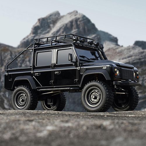 RC Auto, Ferngesteuerter LKW, 1:18, ferngesteuertes Auto, Gelaendewagen, Allradantrieb, 2,4 GHz, RC Auto, Kletterauto mit LED-Leuchten