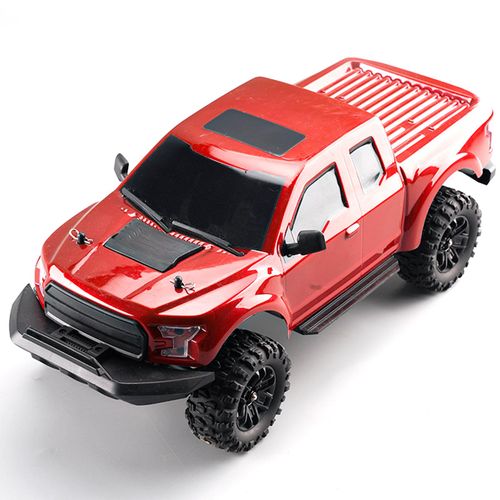 Ferngesteuertes Auto, 1:16 4WD Ferngesteuertes Auto fuer Kinder, Jungen und Maedchen, 2,4 GHz wiederaufladbares Hochgeschwindigkeits-Gelaendefahrzeug, elektrisches Spielzeugauto mit 2 Batterien