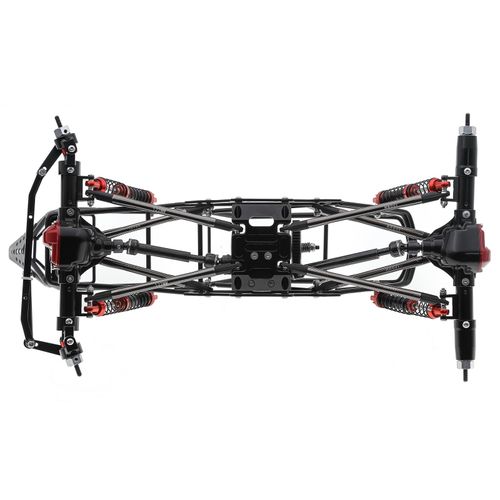 Fernbedienung Auto Chassis Rahmen Metall Rohr Rack Klettern Auto Rohr Rack Crawler Rahmen Ersatz fuer AXIAL SCX10 90022 90027 1/10 Fernbedienung Klettern Modell Teile