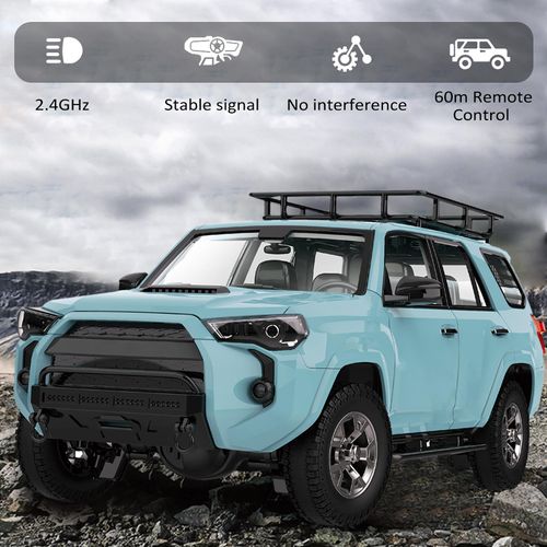 1/18 2,4 GHz Ferngesteuertes Auto, Original-4WD-Ferngesteuertes Kletterfahrzeug, Gelaendewagen-Spielzeug fuer Anfaenger, Jungen, Kinder und Maedchen