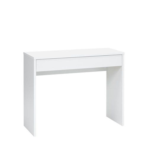 Schreibtisch ></noscript>CHECKER 1< in weiß - 100x80x40cm (BxHxT)