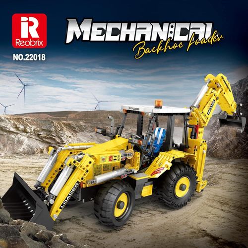 Bausteine 22018 Bagger MOC Klemmbausteine 2466 Teile