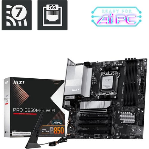 MSI PRO B850M-P WIFI AMD B850 Sockel AM5 micro ATX