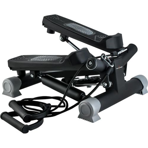 Aerobic Stepper mit Trainingsbändern - LCD-Monitor, gelenkschonend, Trainingsüberwachung, Tempoanzeige