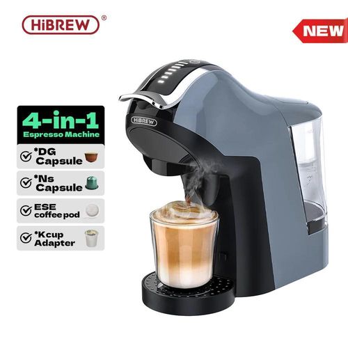 HiBREW H17 4-in-1 Kapsel-Kaffeemaschine mit 20 Bar Druck, Touch-Bedienung, Heiß- & Kaltbrühfunktion, kompatibel mit mehreren Kapselsystemen