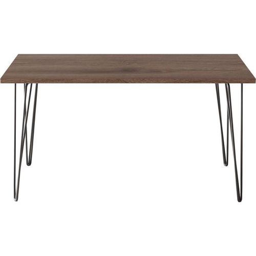 KOLM Tisch FISK 138 x 80 cm für Küche, Wohnzimmer, Esszimmer Schokoladen-Eiche