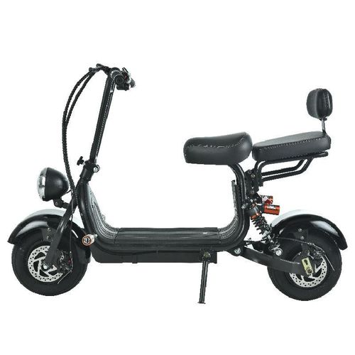 Elektro Scooter 800W, Elektroroller, E‑Roller mit Sitz, 48V 12 Ah, 20–40 km Reichweite, 30–35 km/h, LED Licht, Scheibenbremse, City Roller, E Scooter
