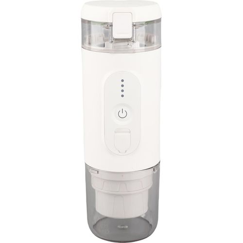 Tragbare elektrische Espresso-Kaffeemaschine Kabellose Heizung Single Serve Mini-Kaffeemaschine mit 2-IN-1 Kaffeepulver/Kapselbehälter 18Bar Pumpendruck Auto Brew Eingebauter 2500mAh Akku