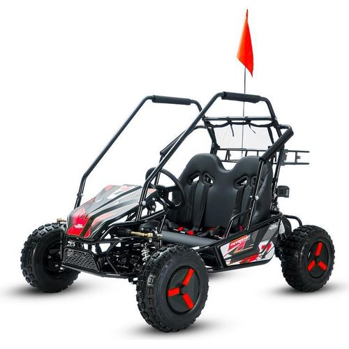 Buggy Kinderbuggy Benzinbuggy Forest 212cc Automatik GoKart Kart rot