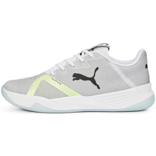 PUMA Accelerate Turbo Nitro II Handballschuhe Unisex puma white/puma black/fizzy light/nitro blue 41