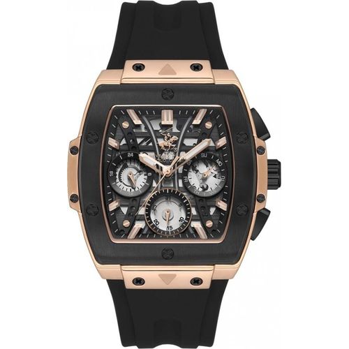Herrenuhr BEVERLY HILLS BP3628X.851 in schwarzem Fashion