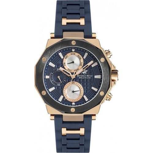 Herrenuhr BEVERLY HILLS BP3152X.899, marineblau, modisch.