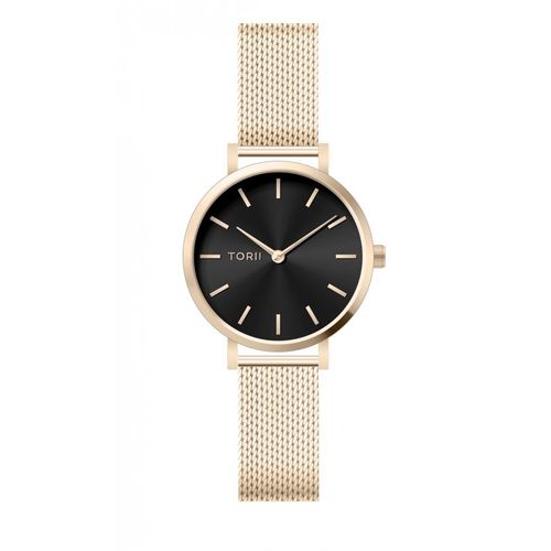 Damen Armbanduhr TORII L28LS.BL, Roségold, klassische Mode