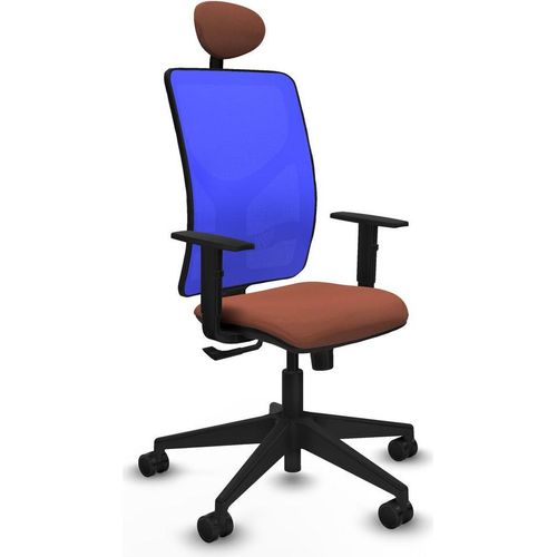 Bürostuhl mit Kopfstütze Motilla Piqueras y Crespo 1D066N1 Blau Braun