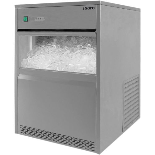 SARO Eiswürfelbereiter Modell EB 26 Eiswürfelmaschine, Eiswürfelbereiter, Eishohlkegel, Luftgekühlt, Bar, Restaurant, Discothek, Zubereiten, Kühlen, Servieren