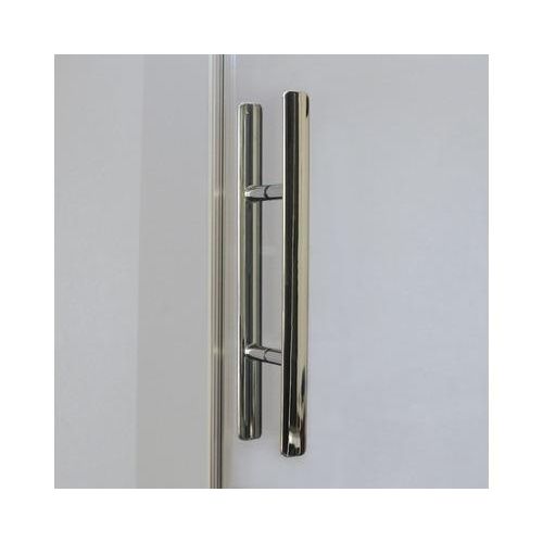 Pendeltür für Seitenwand Breuer Europa Design 90 cm Klarglas Profilfarbe chrom