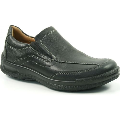 Jomos Schuhe Herren Halbschuhe Slipper Weite H Man Life 419208-37, Schuhgröße:49, Farbe:Schwarz