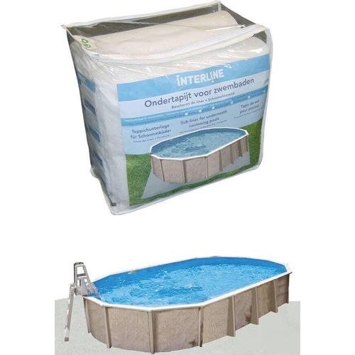 Interline-Unterlage oval 12,50 x 6,40 m