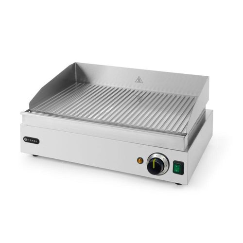 HENDI Grillplatte Gerillt Blue Line 230V 2400W
