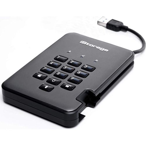 iStorage diskAshur PRO2 - 5000 GB - 3.2 Gen 1 (3.1 Gen 1) - Schwarz - Graphit