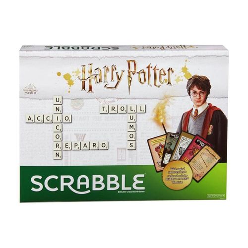 Mattel DPR77 UK - Scrabble - Harry Potter - Wortspiel, Familienspiel, Brettspiel, Englische Version
